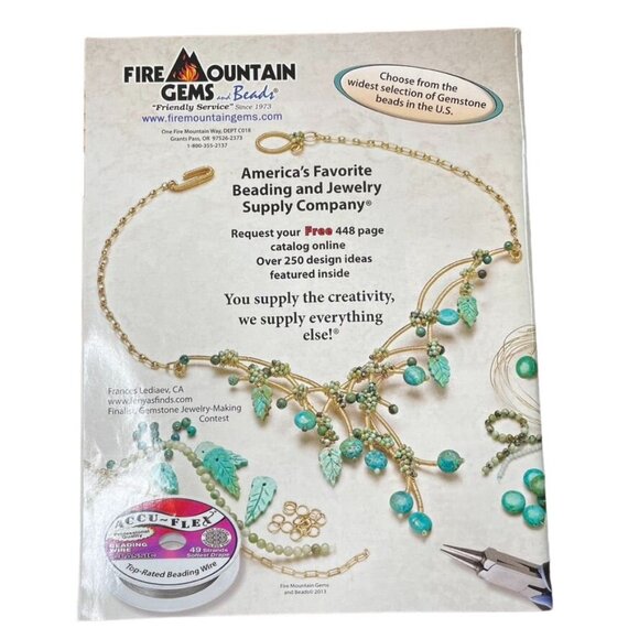 Bead & Button Magazine Jewelry Crafting Book u June 2013 Issue 115 - Picture 2 of 8